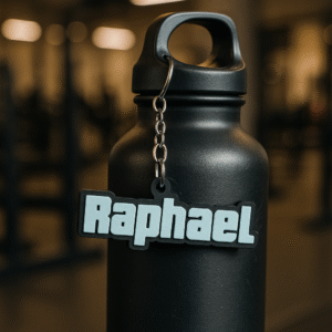 Chaveiro Personalizado GTA 3D – Grand Theft Auto com Nome | Exclusivo e Biodegradável