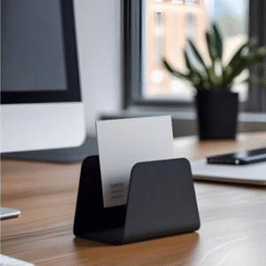 Porta Cartões de Visita com Divisórias Internas – Design Minimalista para Escritório